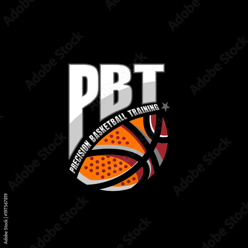 simple logo for basketball team © Riksa