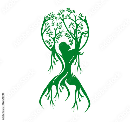 leaf logo design for nature icon or agriculture product