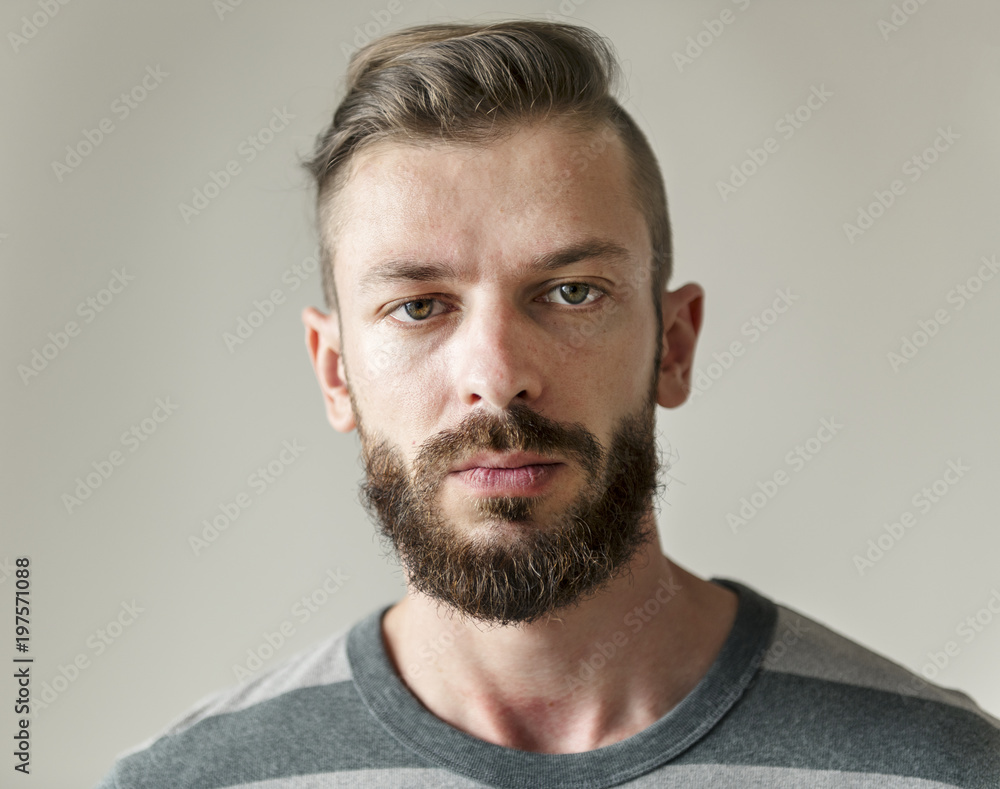 Portrait of cheerful Caucasian man Portrait of cheerful Caucasian man