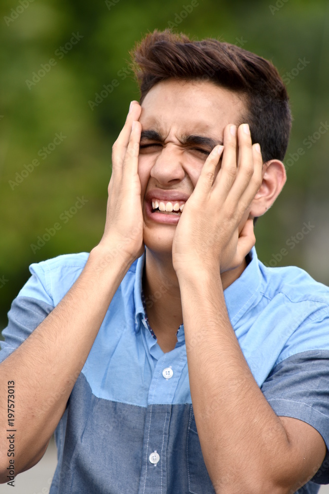 Worrisome Teen Boy Worrisome Teen Boy