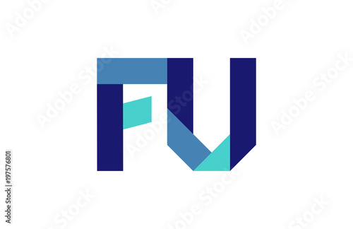 Free Download FU Ribbon Letter Logo - GFXLoad