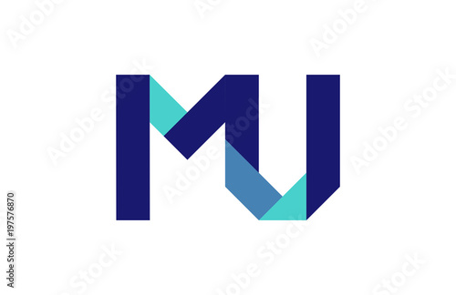 MU Ribbon Letter Logo