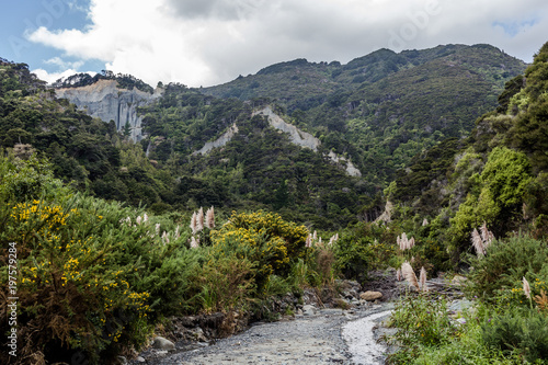 Putangirua Pinnacles, New Zealand photo