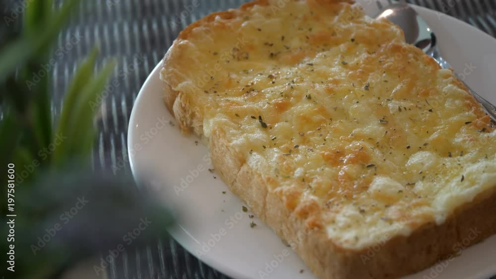 bread toast cheese baked dessert on breakfast table bread toast cheese baked dessert on breakfast table