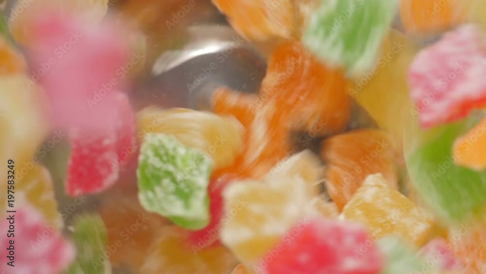 Dried fruit fly after being exploded in blender. Close-up shot.
Dried fruit fly after being exploded in blender. Close-up shot.
