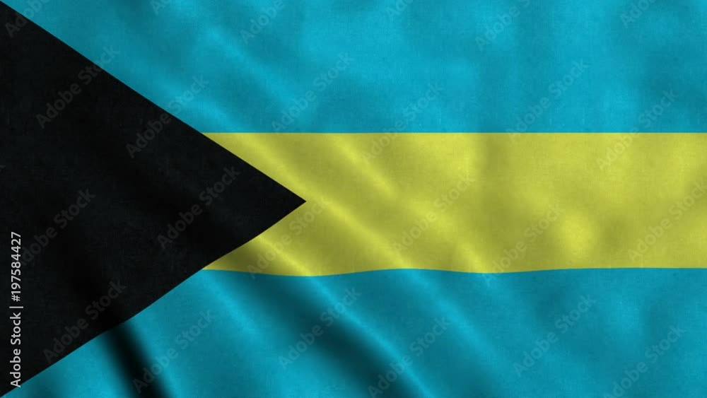4K Seamless Loopable Flag of Bahamas 4K Seamless Loopable Flag of Bahamas