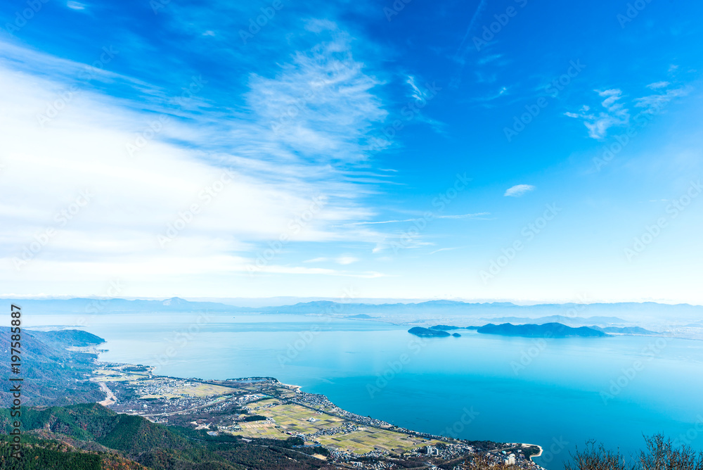 Fototapeta premium 琵琶湖 滋賀県 日本