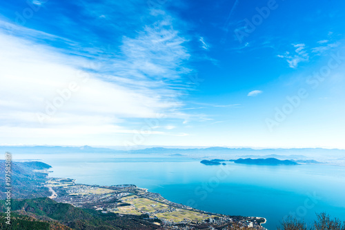 Fototapeta 琵琶湖 滋賀県 日本