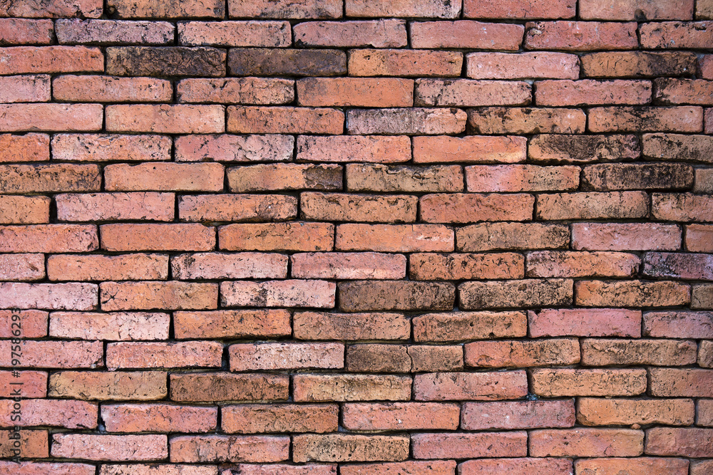 Fototapeta premium Old brick wall in a background image