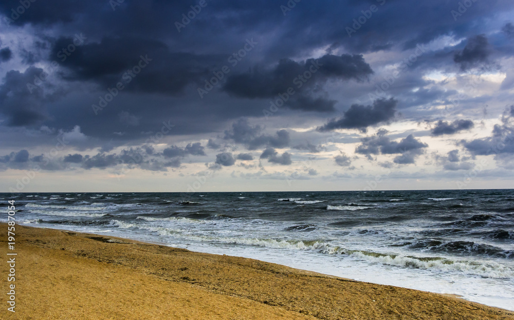 a stormy sea