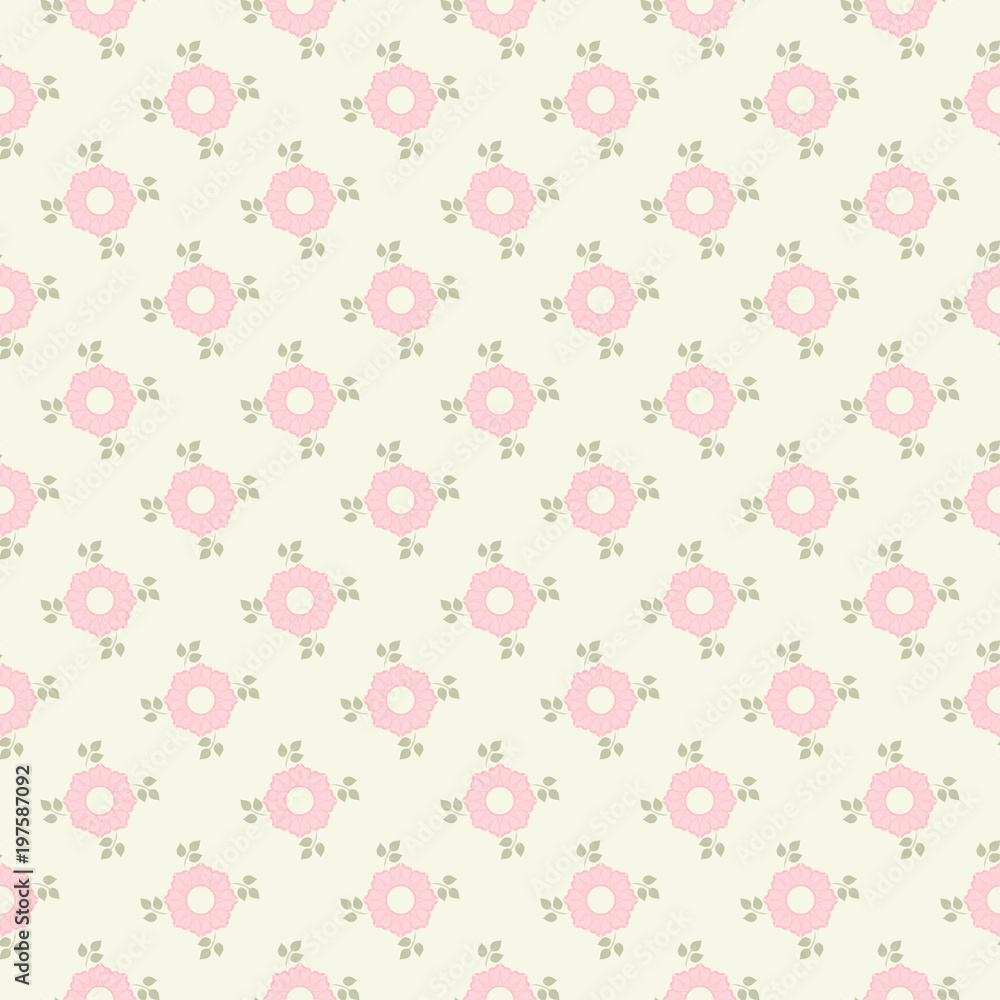 Floral seamless pattern.