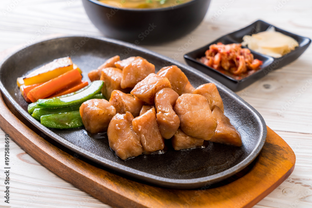 Fototapeta premium pork steak japanese style