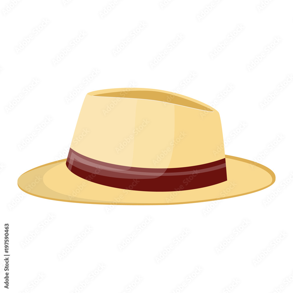 straw hat. Straw sunhat isolated on white. straw hat. Straw sunhat isolated on white.