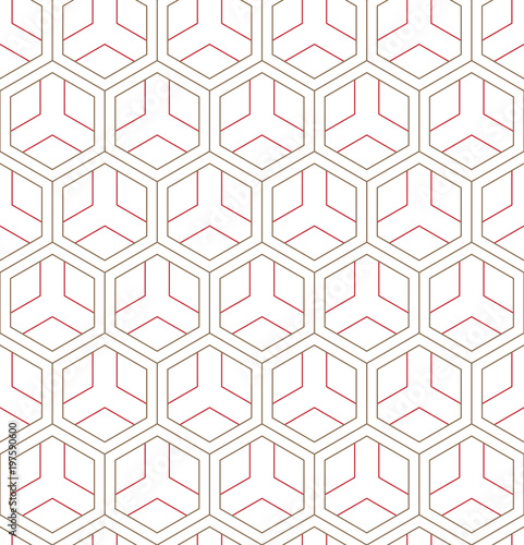 Vector seamless geometric pattern. Classic Chinese ancient fully editable ornament