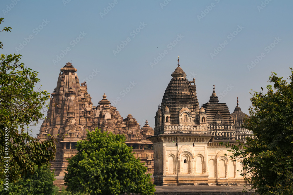 View of Islamic Temple in Khajuraho, India