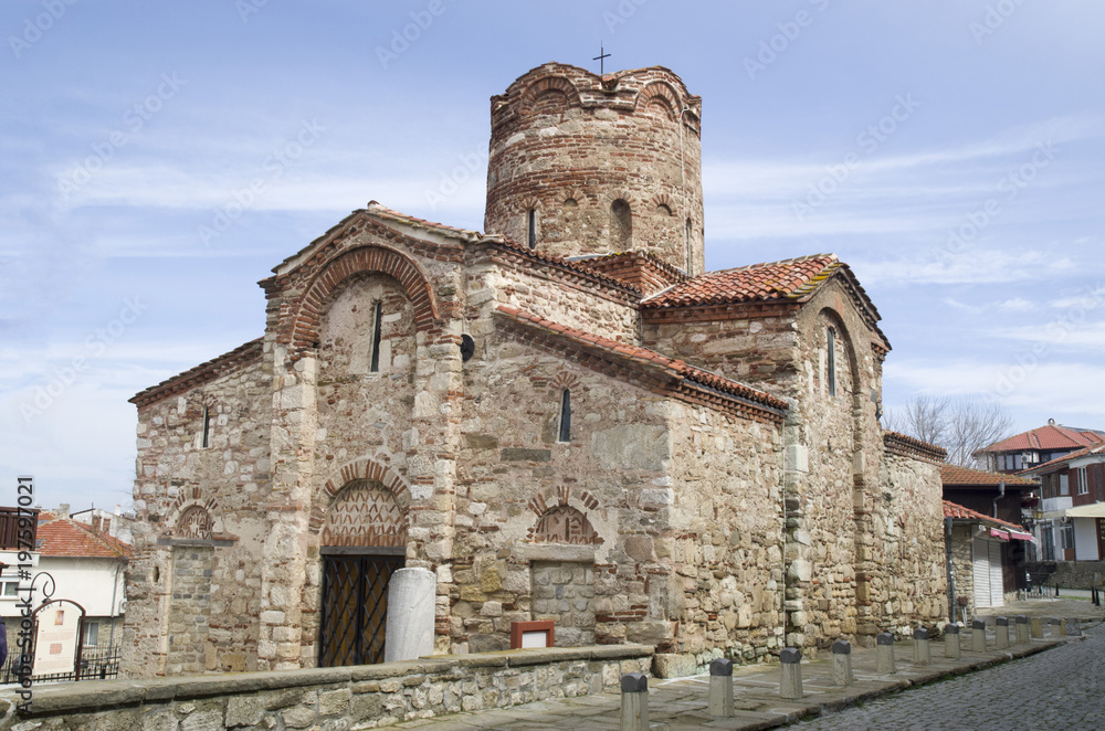 The Church of St. John the Baptist  in old Nessebar , Bulgaria