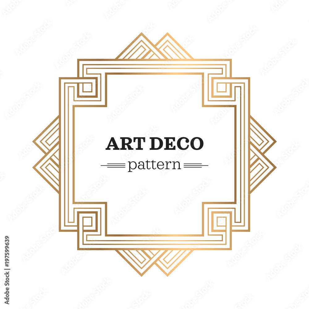 gatsby art deco background Stock Vector | Adobe Stock