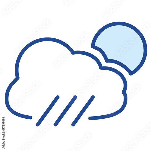 Regenwolke Vector Icon