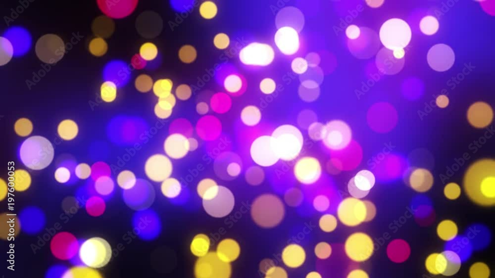 Beautiful Bokeh. Video Loop.	