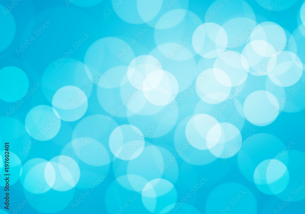 Abstract white bokeh blur on blue luxury background vector illustration. Abstract white bokeh blur on blue luxury background vector illustration.