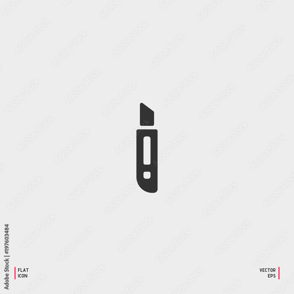 Cutter icon vector Cutter icon vector