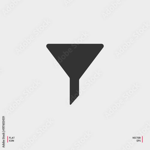 Free Download Filter icon in trendy flat style isolated on background. - GFXLoad