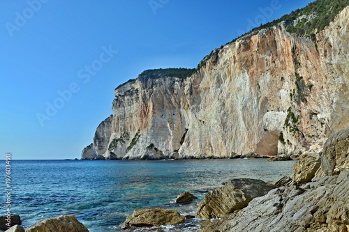 Greece,island Paxos-view on the Erimitis cliff