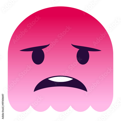 Emoji besorgt - pinker Geist