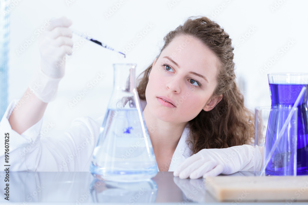 Scientist working in laboratory Scientist working in laboratory