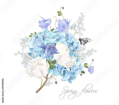 Hydrangea spring composition