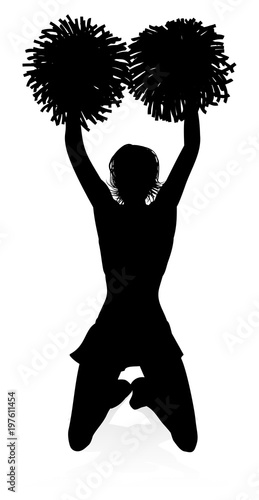 Silhouette Cheerleader