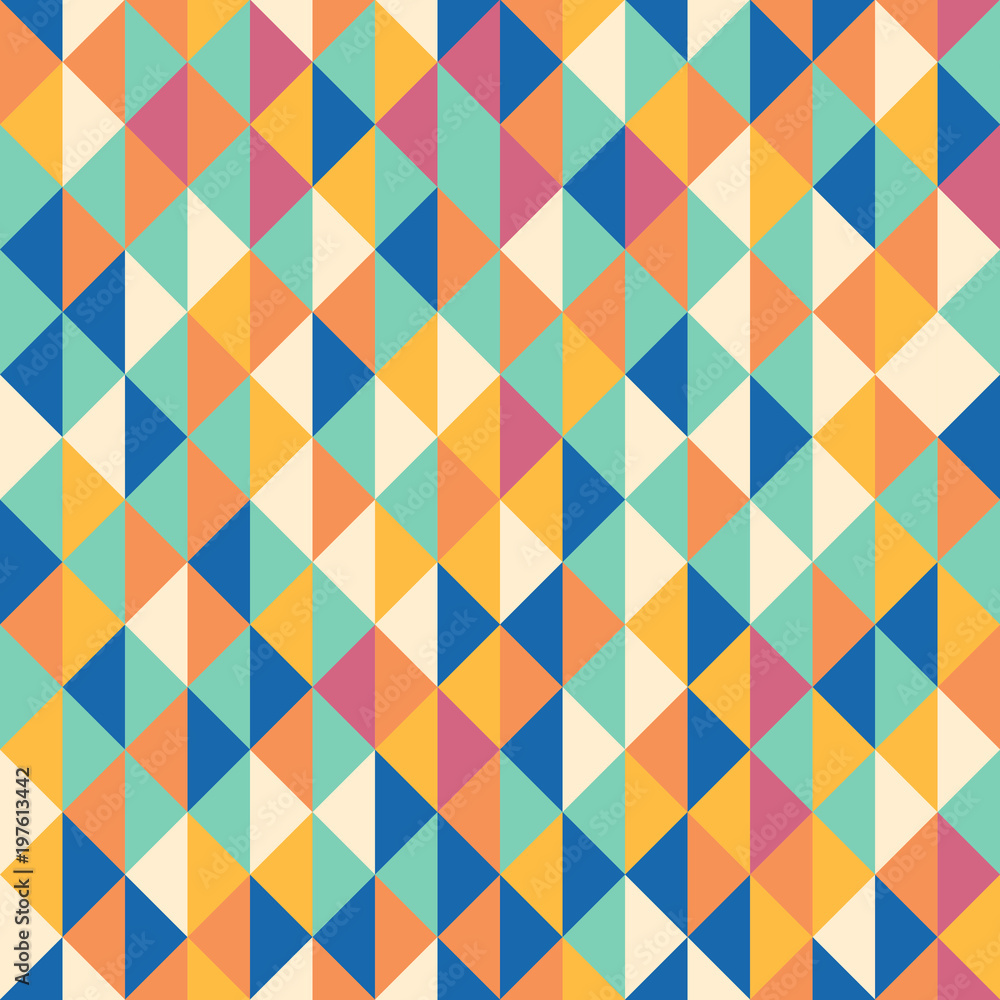 Seamless pattern with geometric figures. Vector. Seamless pattern with geometric figures. Vector.