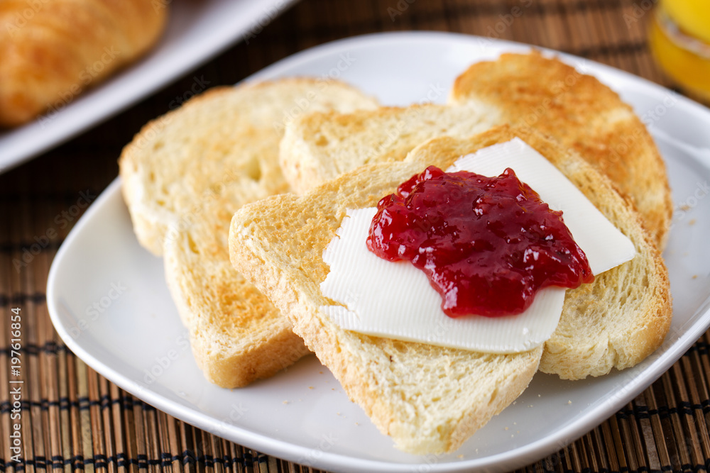 Strawberry Jam on Toast Strawberry Jam on Toast