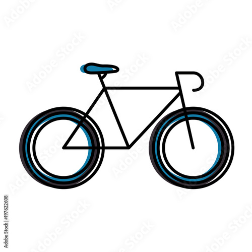 bicycle vehicle isolated icon vector illustration design