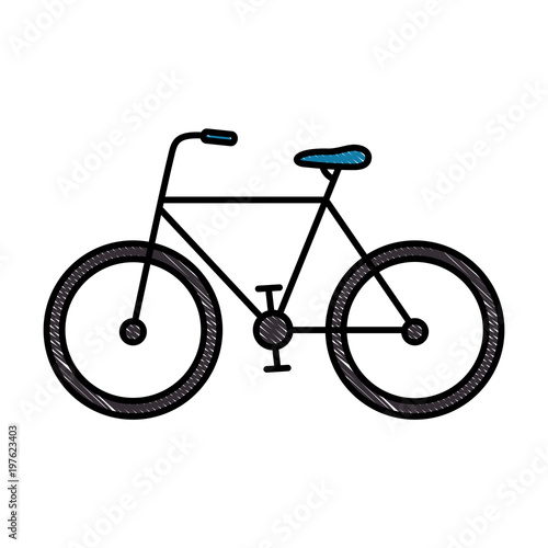 bicycle vehicle isolated icon vector illustration design