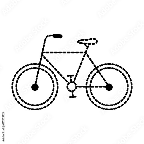 bicycle vehicle isolated icon vector illustration design