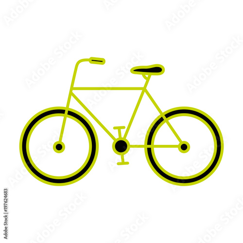 bicycle vehicle isolated icon vector illustration design