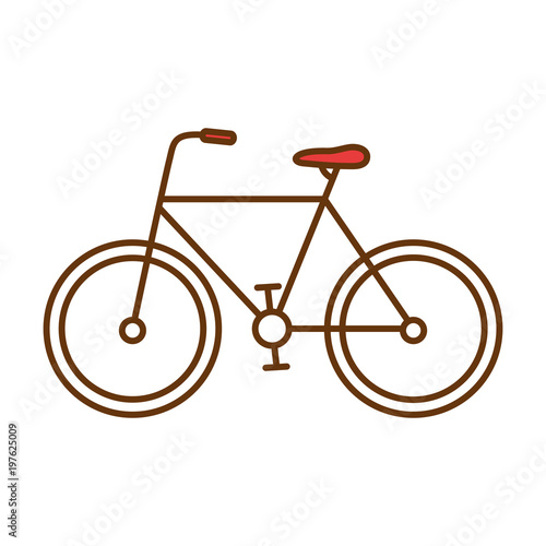 bicycle vehicle isolated icon vector illustration design