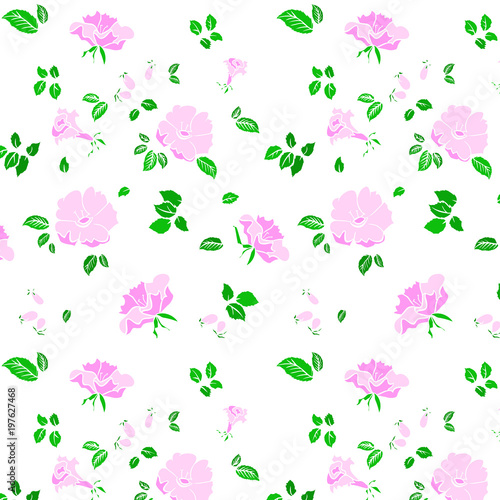 Flower pattern. Roseship