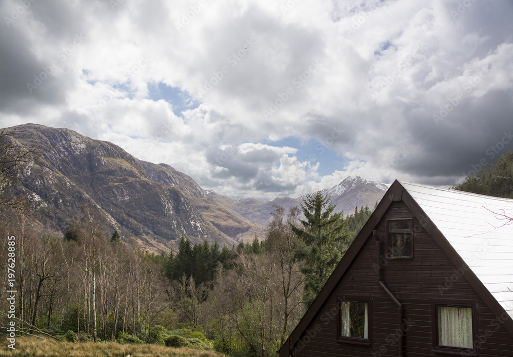 Little house into the mountains