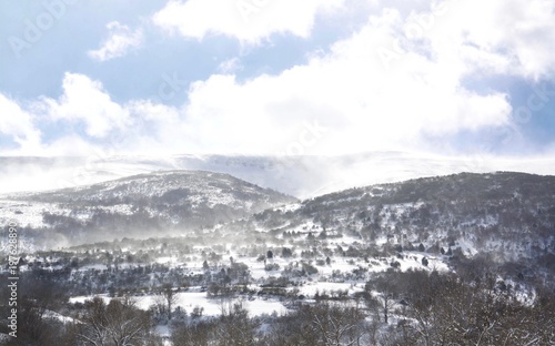 Fototapeta Naklejka Na Ścianę i Meble -  Snowy hills