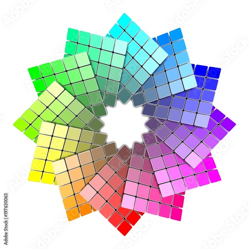 Obraz na płótnie Color palette