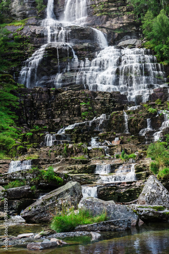 waterfall near Voss. Norway photo