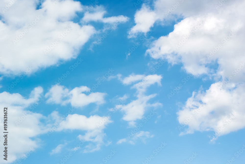 Photo of beautiful white clouds in a blue sky Photo of beautiful white clouds in a blue sky