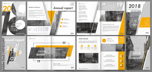 Abstract white a4 brochure cover design. Fancy info banner frame. Modern ad flyer text. Annual report binder. Title sheet model set. Fancy vector front page. City font blurb art. Yellow line figure