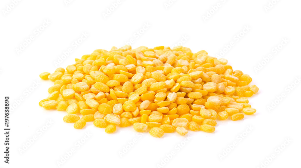 Green beans seeds isolated on white background. top view Green beans seeds isolated on white background. top view