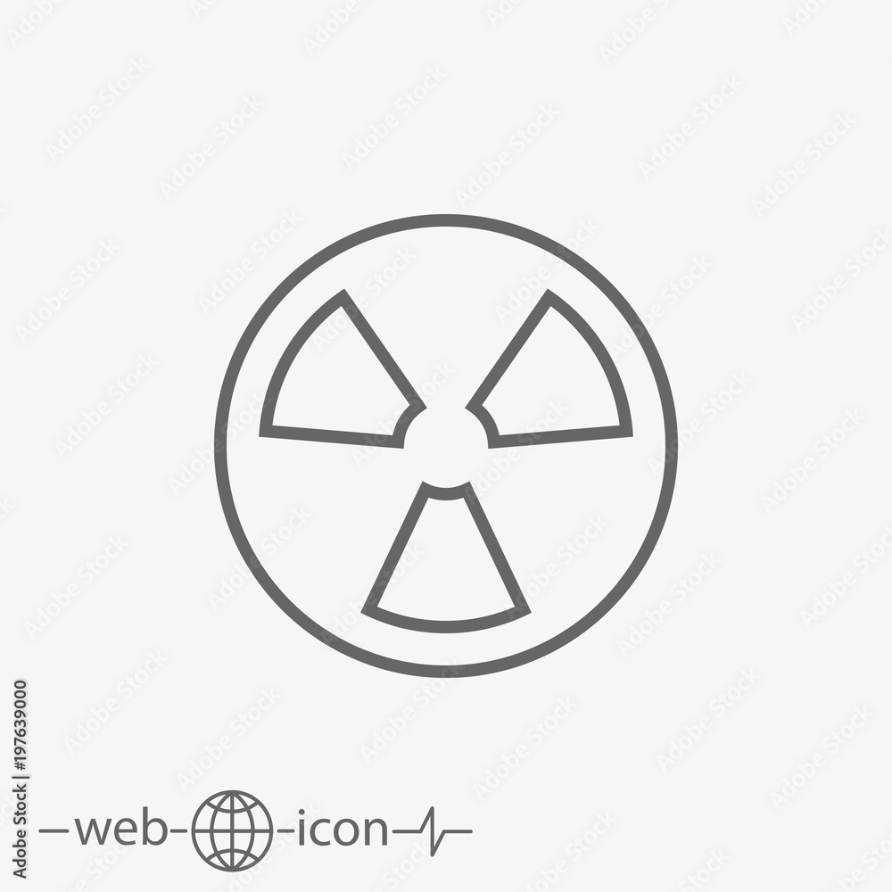 nuclear symbol nuclear symbol
