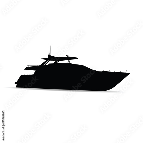yacht vector silhouette