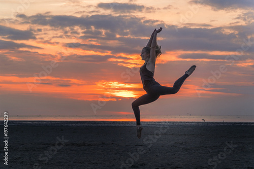 Yoga am Strand