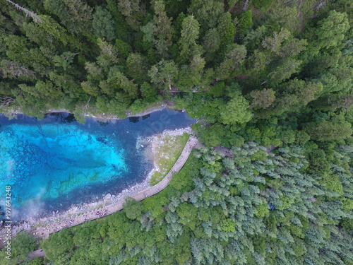 Jiuzhaigou Sichuan China One month before earthquake photo